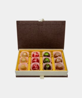 Souvenir di Lanzo - Assortimento da 4 gusti, 12 praline