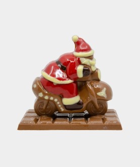Babbo Natale in Moto - tavoletta al latte