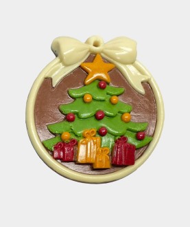 Dolce Albero di Natale - Soggetto in cioccolato da appendere