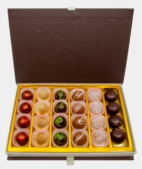Souvenir di Lanzo - Assortimento da 6 gusti, 24 praline