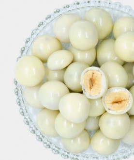 Dragées alla nocciola e cioccolato bianco