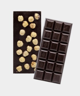 Tavoletta fondente con nocciole  - 130 g