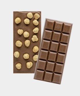 Tavoletta cioccolato al latte con nocciole - 130 g